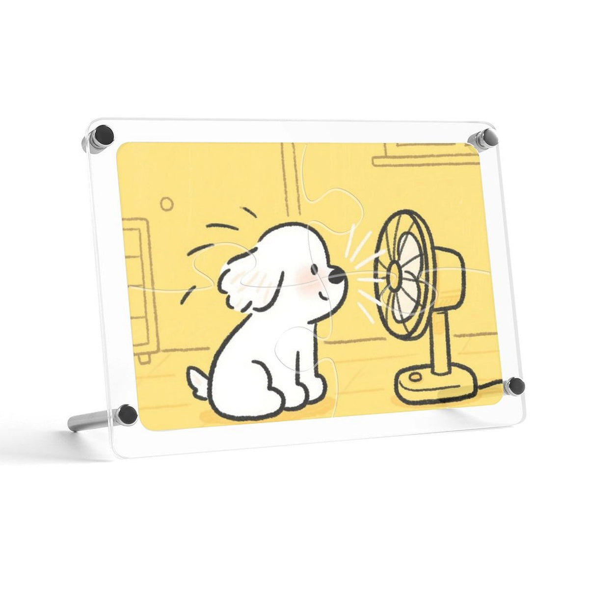 Custom Photo Acrylic Puzzle Frame Personalized Picture Display Stand Decoration