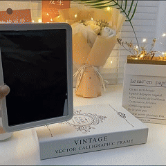Custom Photo Frame  Personalized Picture Decor with Night Light & Mirror