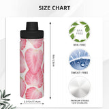Custom 18oz Sports Water Bottle Double Wall Insulated Personalized Picture Bottle